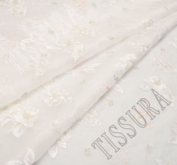 Embroidered Cotton Organdy #1