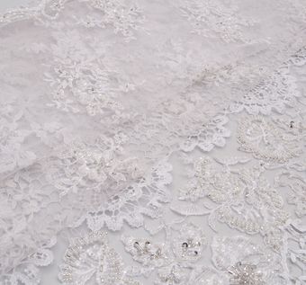 Embroidered Tulle Lace #1