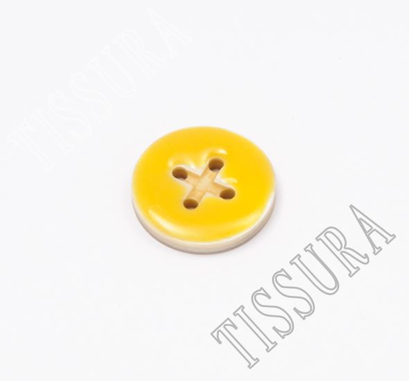 Enamel Horn Buttons #1