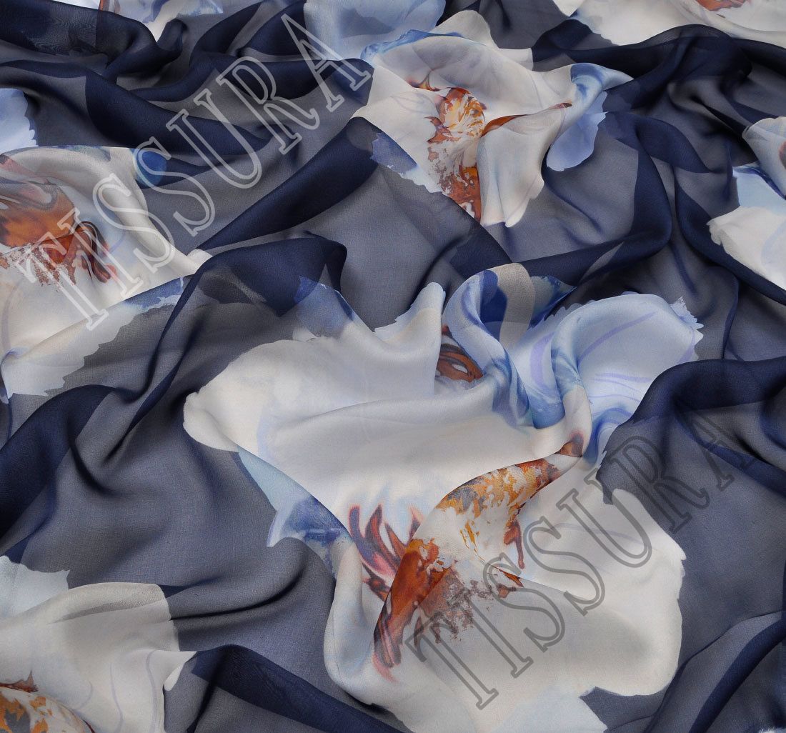 Silk Chiffon Fabric 100 Silk Fabrics From Italy Sku 00066067 At 5970 — Buy Silk Fabrics Online 1391