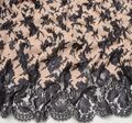 Lace Appliqued Boucle Fabric #4