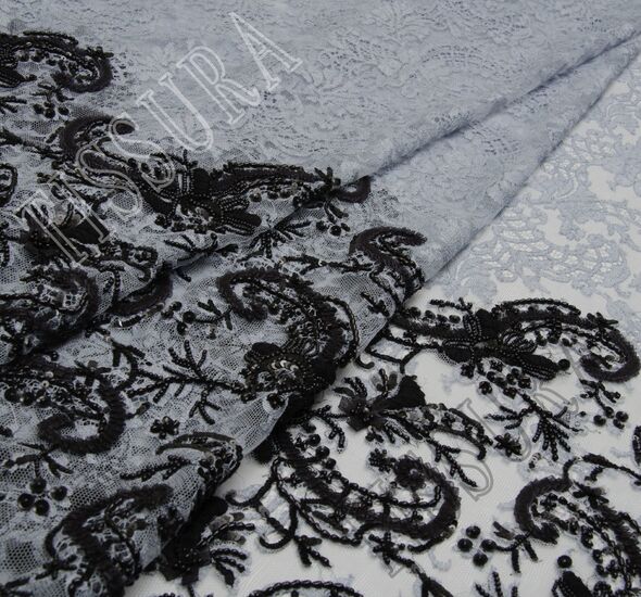 Embroidered Chantilly Lace #1