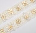 Beaded Chantilly Lace Trim #1