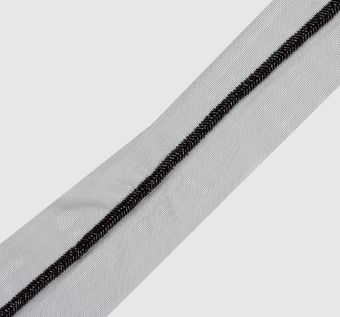 Embroidered Tulle Trim #1