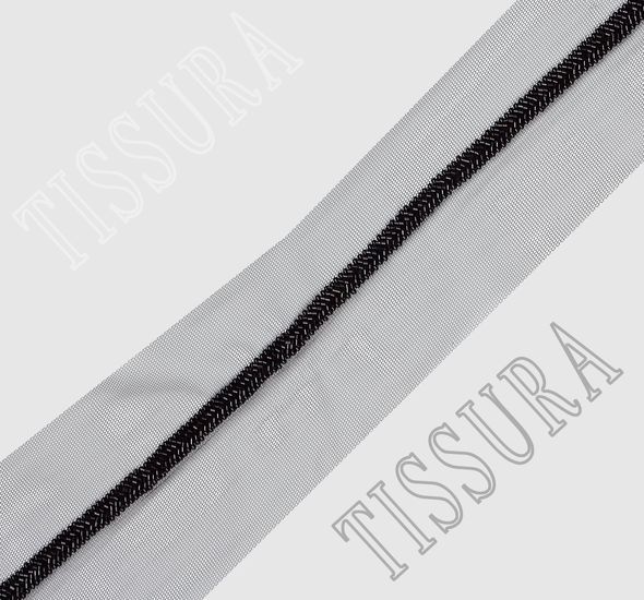 Embroidered Tulle Trim #1