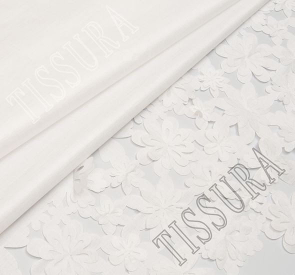 Laser Cut Appliqued Organza  #1