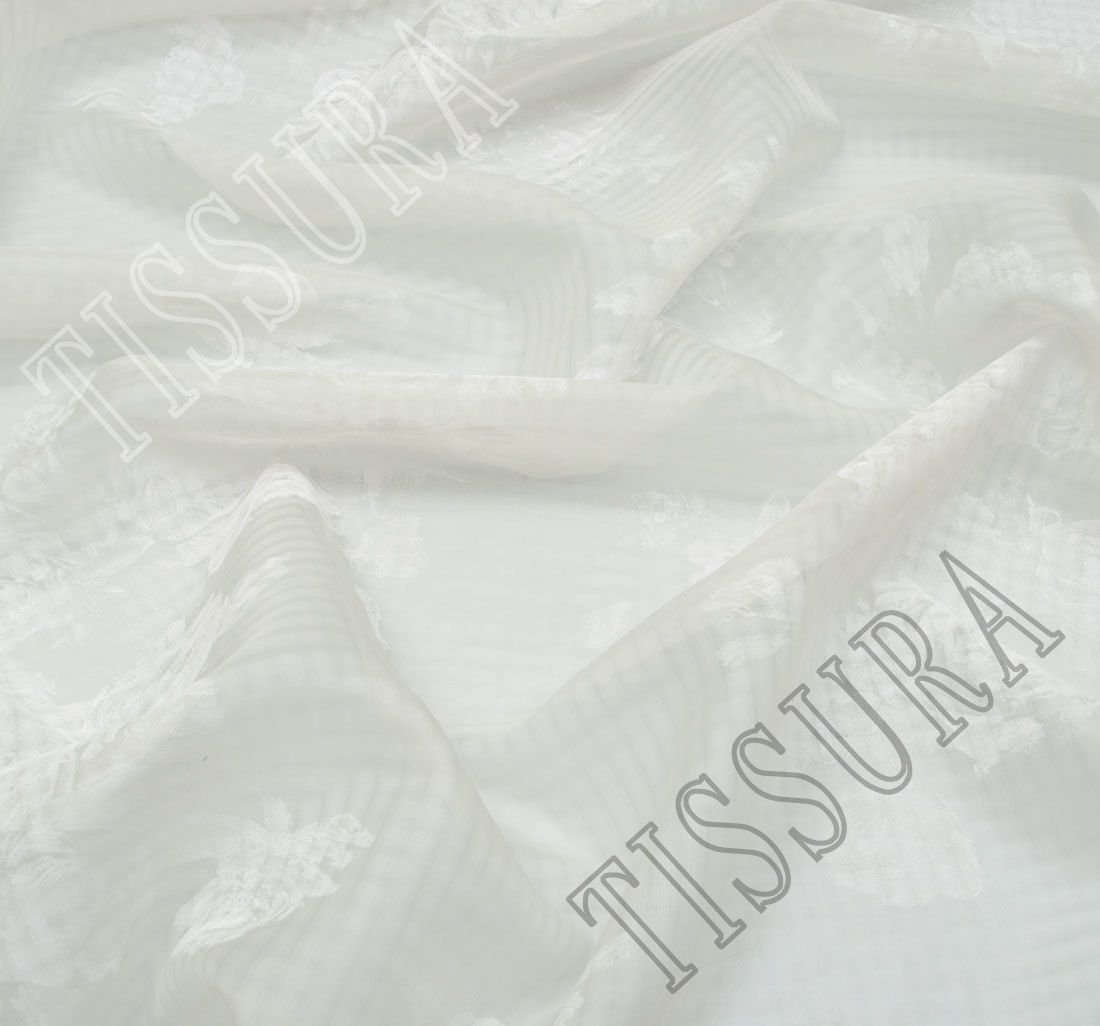 zitten eeuwig Reflectie Silk Organza Fabric: 100% Silk Fabrics from Italy by Ruffo Coli, SKU  00070074 at $179 — Buy Silk Fabrics Online