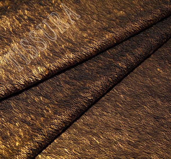 Sequined Wool Gauze #1