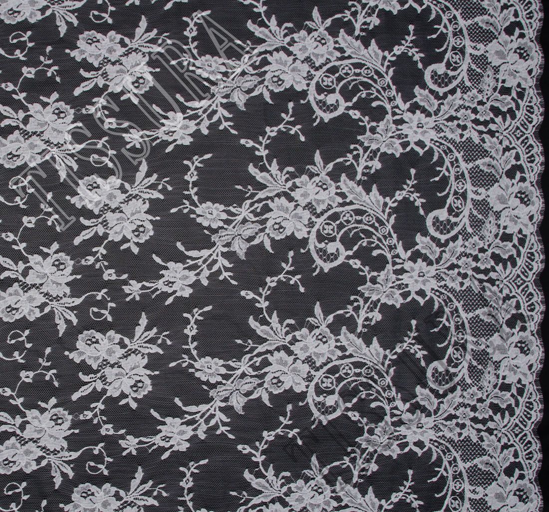 'Tournemire' black dress fabric per metre sewing french Beaded French Lace