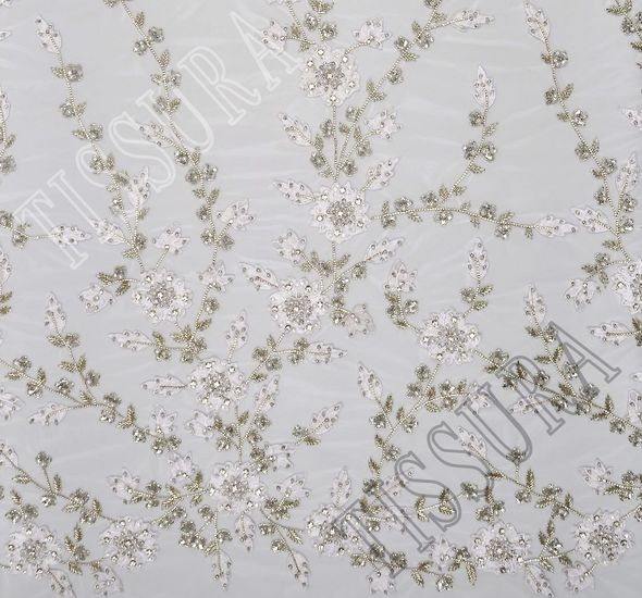 Swarovski Embroidered Tulle #1
