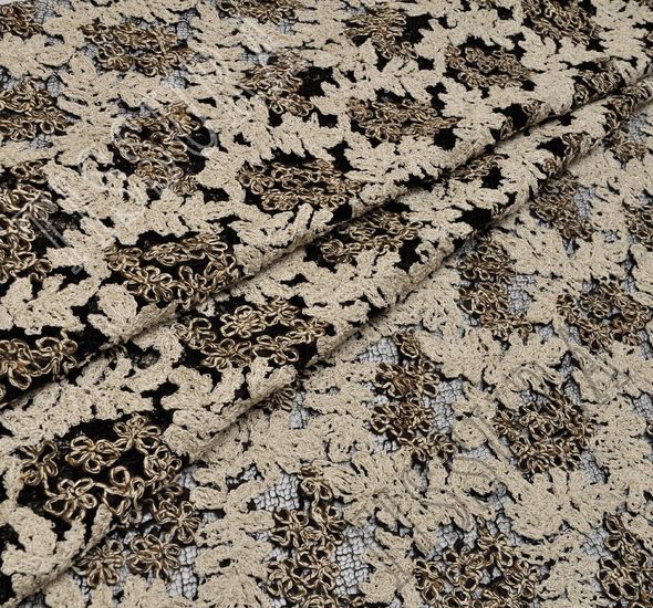 Embroidered Corded Lace #1