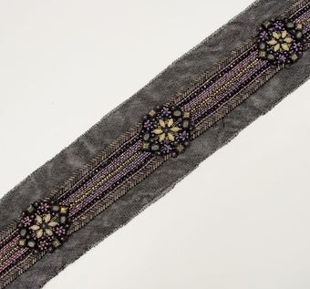 Embroidered Copper Patch Trim: 79% Off for Embroidered Exclusive Trimmings from France by Sophie Hallette Embroidered Copper Patch Trim #1