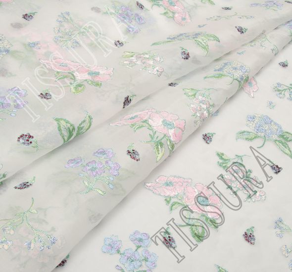 Embroidered Cotton Organdy #1
