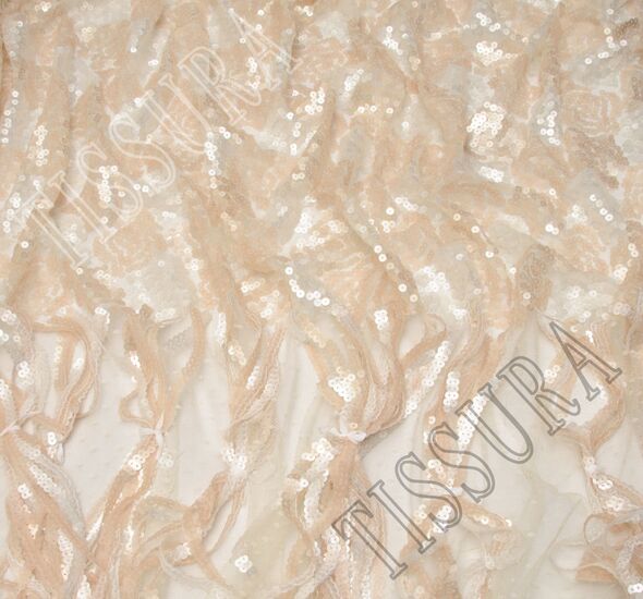 Sequined Fringe Tulle #1