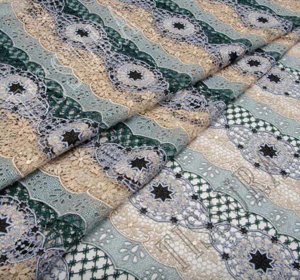 Metallic Guipure Lace #1