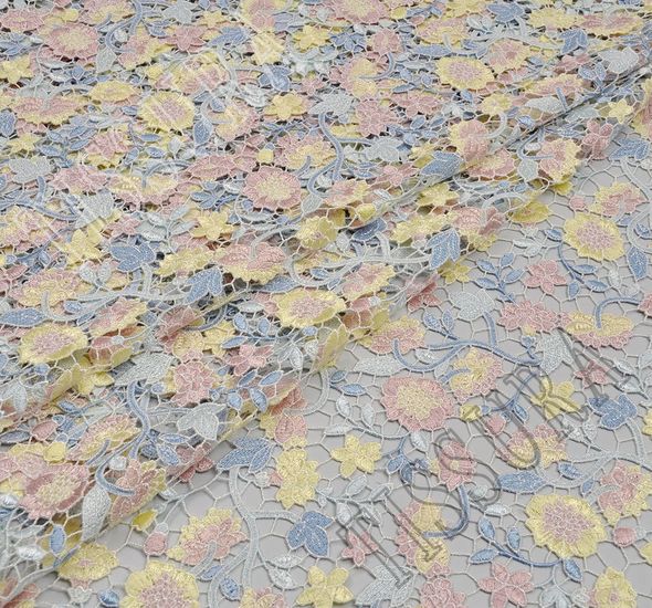 Embroidered Guipure Lace #1