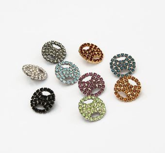 Rhinestone Buttons Fabric: Fabrics from Italy by Baldini Rhinestone Buttons #1