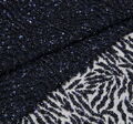 Zebra Style Embroidered Tulle #4