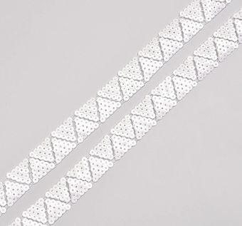 Sequined Trim: 79% Off for Embroidered Fashion Trimmings from Austria by HOH Sequined Trim #1