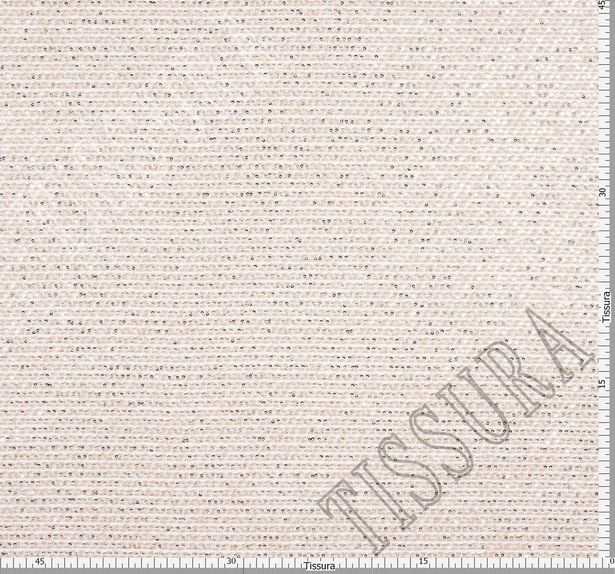 Sequined Tweed Boucle Fabric: Fabrics from Italy by Tessitura 