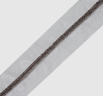 Embroidered Tulle Trim #1