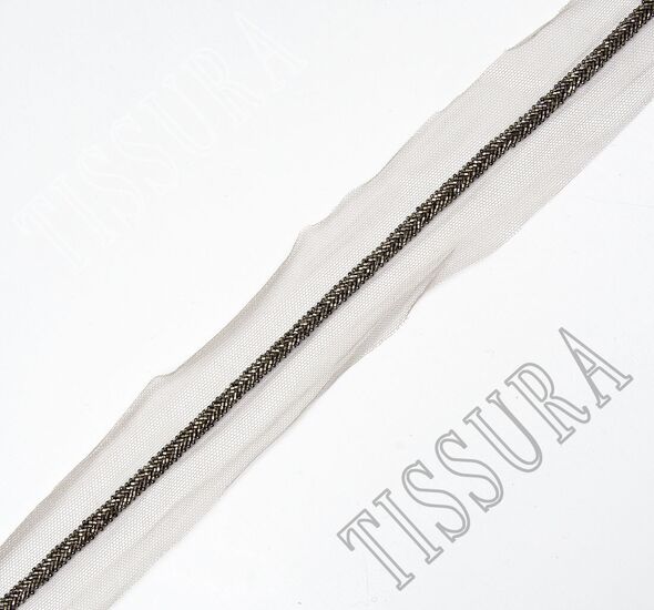 Embroidered Tulle Trim #1