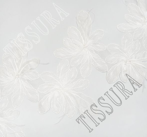 Embroidered Organza Trim #1