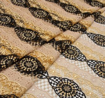 Metallic Guipure Lace #1
