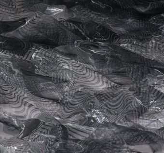 Flounced Metallic Organza Fabric: 59% Off for Exclusive Fabrics from Switzerland by Jakob Schlaepfer Flounced Metallic Organza #1