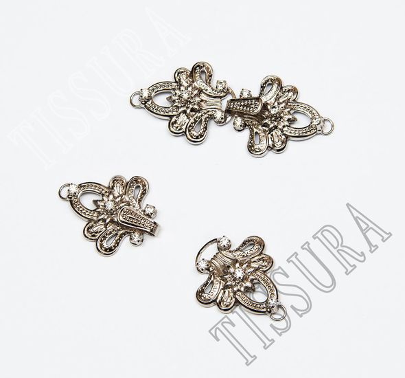 Rhinestone Metal Clasp #1