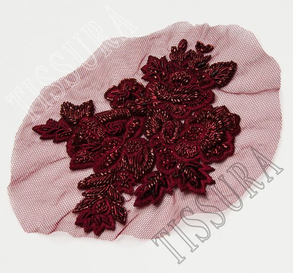 Embroidered Botanical Patch #1