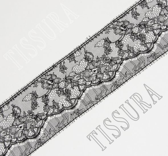 Silk Chantilly Lace Trim #1