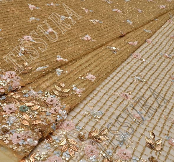 Sequined & Beaded Tulle #1