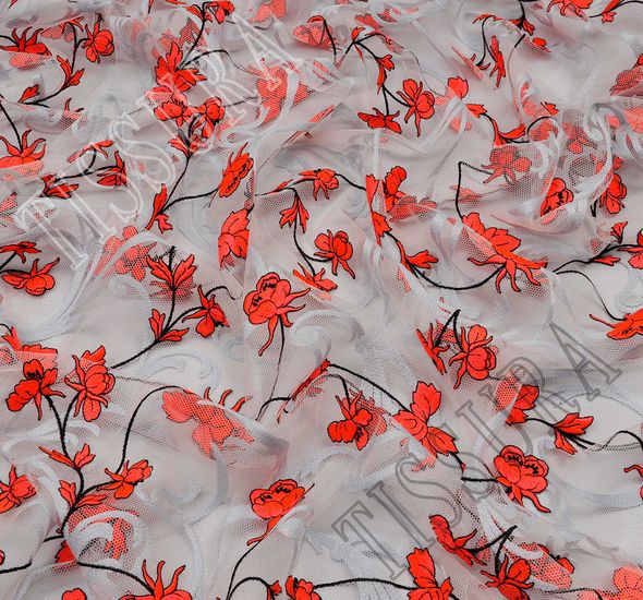 Embroidered Tulle #1