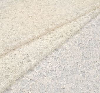 Sequined Corded Lace #1