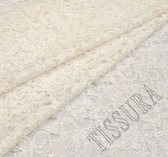 Sequined Corded Lace #1