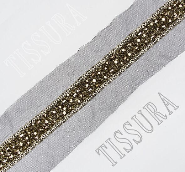 Embroidered Tulle Trim #1