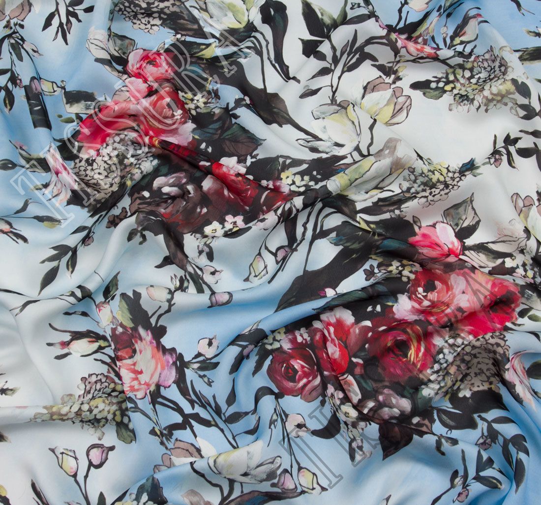 Silk Charmeuse Fabric: 100% Silk Fabrics from Italy by Ruffo Coli, SKU ...