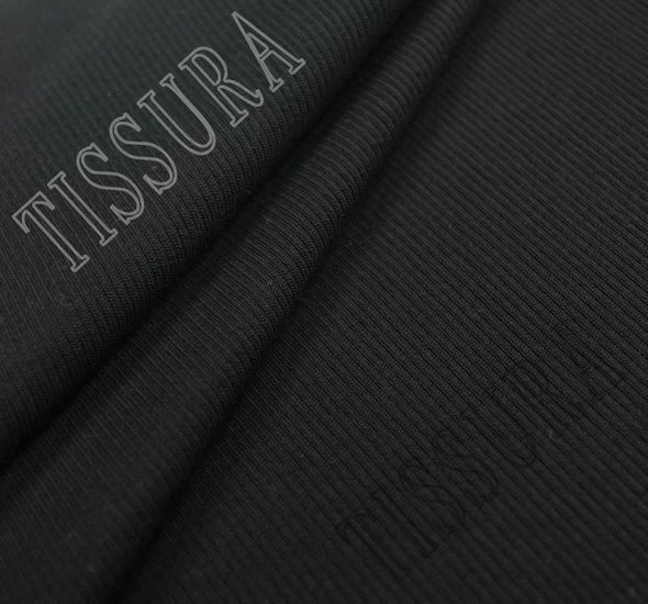 Wool Ribbed Jersey Knit #1
