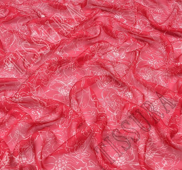 Silk Chiffon Fabric 100 Silk Fabrics From Italy By Carnet Sku 00054130 At 75 — Buy Silk 5347