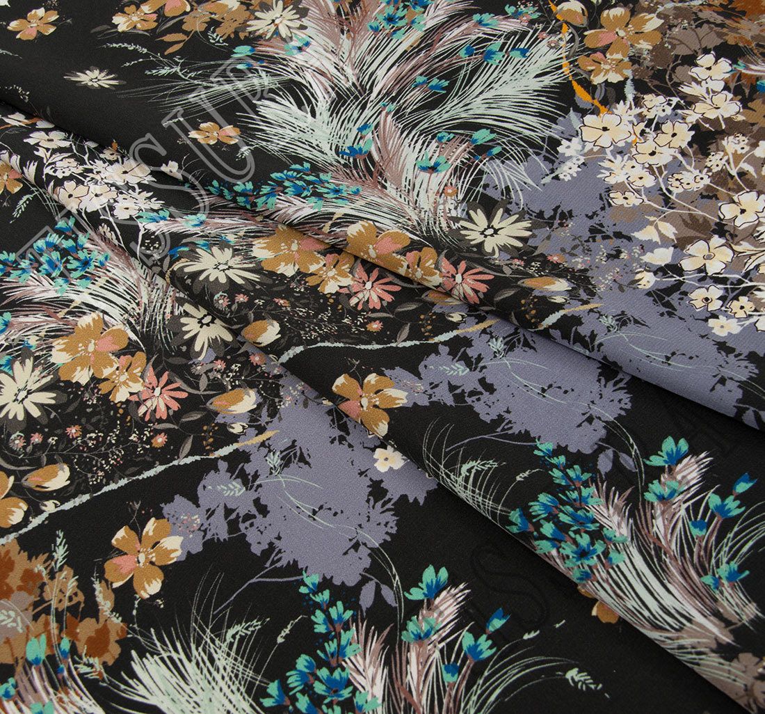 Silk Crepe de Chine Fabric: 100% Silk Fabrics from Italy, SKU 00060228 ...
