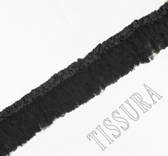 Swarovski Pleated Lace Trim #1