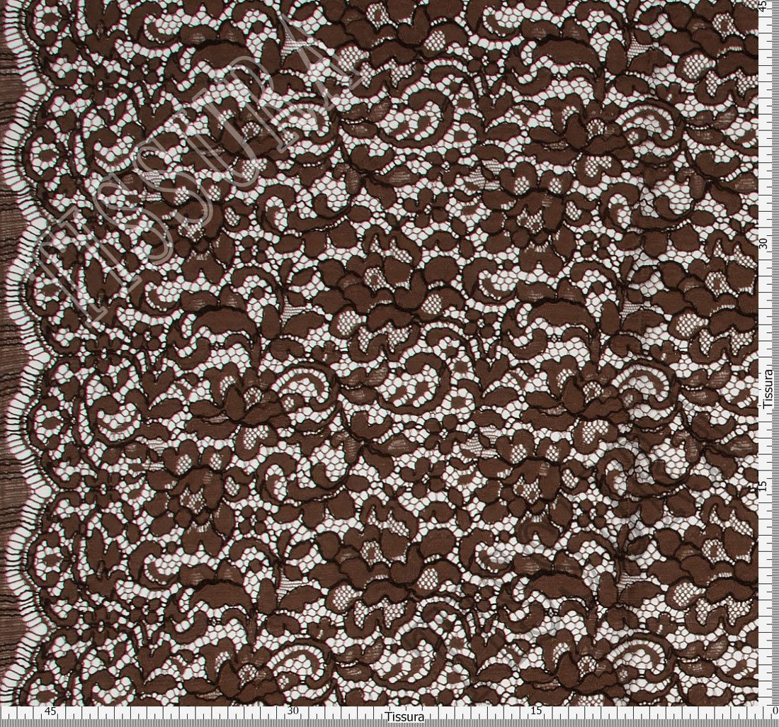 Corded Lace Fabric: Fabrics from France by Sophie Hallette, SKU 00059178 at  $156 — Buy French Lace Online