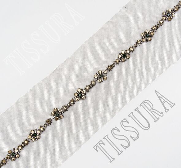 Embroidered Tulle Trim #1