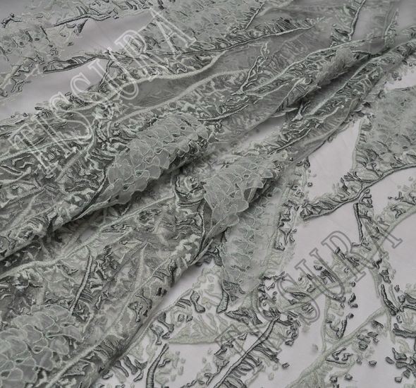 Applique Embroidered Tulle #1