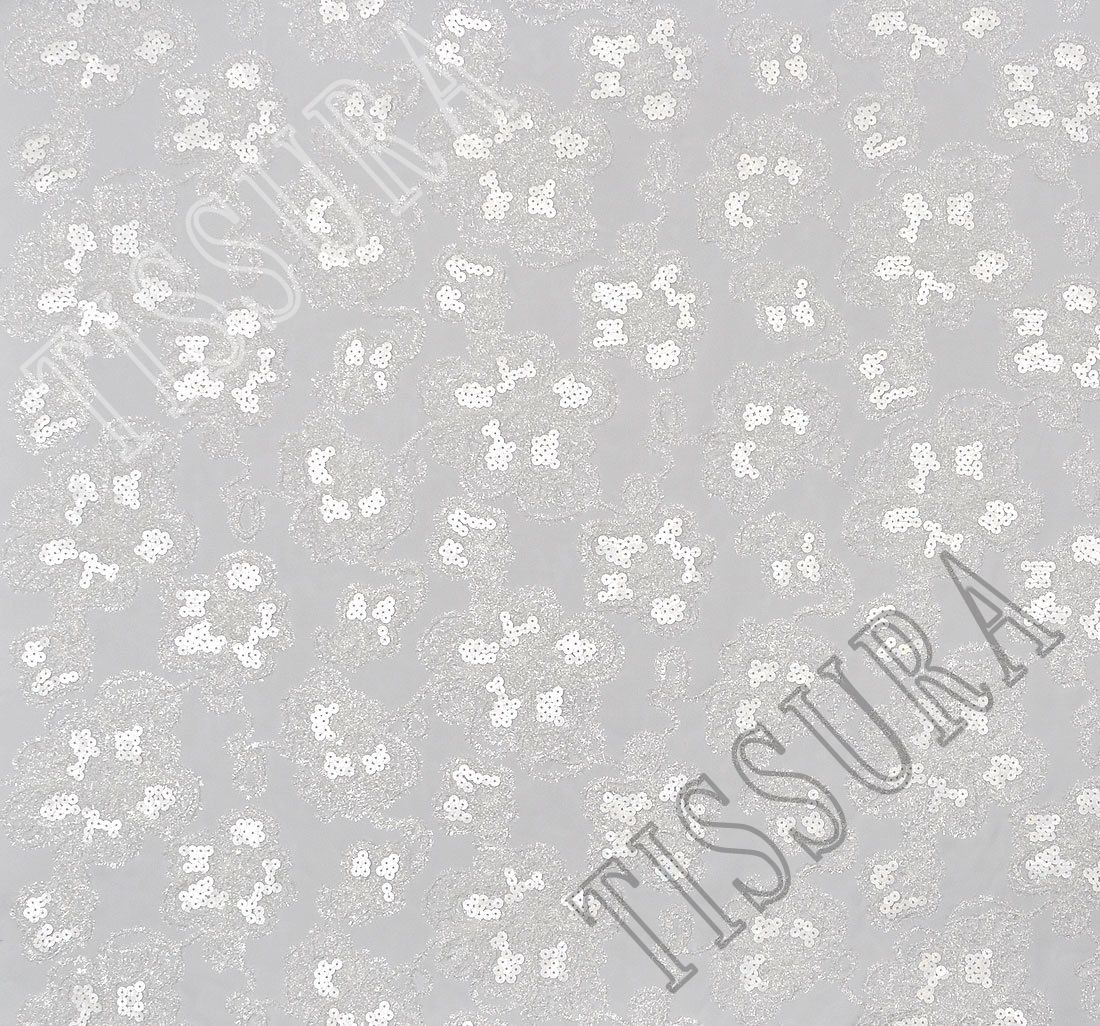 Sequined Organza Fabric: Exclusive Fabrics from Switzerland by Jakob ...