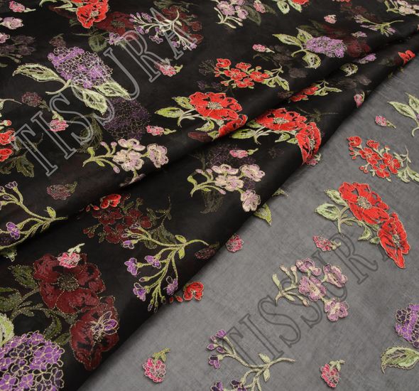 Embroidered Cotton Organdy #1