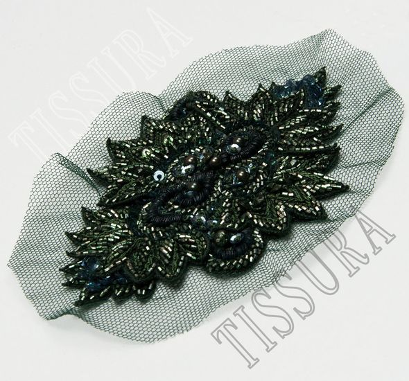 Embroidered Botanical Patch #1