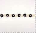Embroidered Floral Applique Trim #2