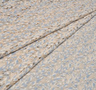 Embroidered Guipure Lace #1